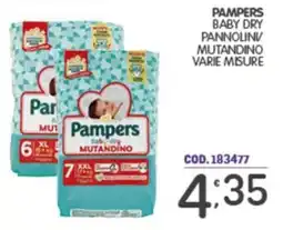 Eurocash Pampers pannolini mutandino offerta