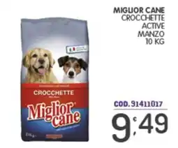 Eurocash Crocchette active manzo Miglior cane offerta