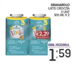 Eurocash Granarolo latte crescita 3 offerta