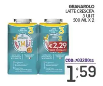 Granarolo latte crescita 3