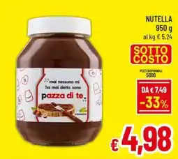 A&O Nutella offerta