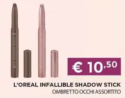 DB detersivi L'Oreal Infallible Shadow Stick offerta