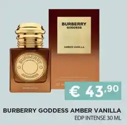 DB detersivi Burberry goddess amber vanilla offerta