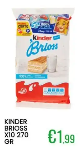 Sugros Kinder Brioss offerta