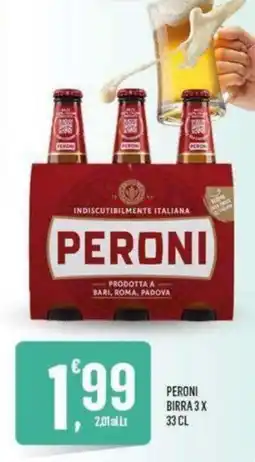 Vibian Peroni birra offerta