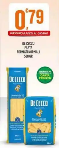 Vibian De Cecco pasta formati normali offerta