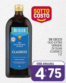 Eurocash De Cecco olio extra vergine di oliva classico offerta