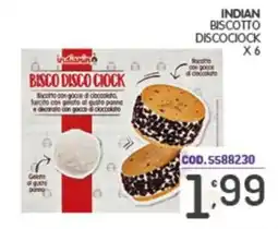 Eurocash Indian Biscotto Disco Clock offerta