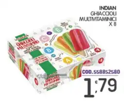 Eurocash Indian ghiaccioli multivitaminici offerta