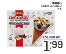 Eurocash Indian cono classico offerta