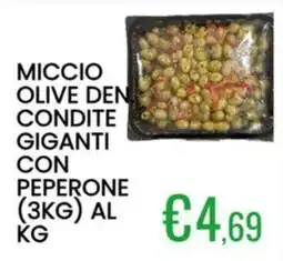 Sugros Miccio olive den condite giganti con peperone offerta