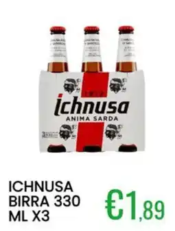 Sugros Ichnusa birra offerta