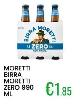 Sugros Birra Moretti Zero offerta