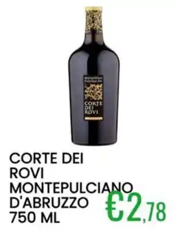 Sugros Corte dei Rovi Montepulciano d'Abruzzo offerta