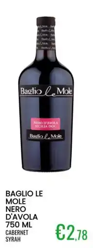 Sugros Baglio le Mole Nero d'Avola offerta