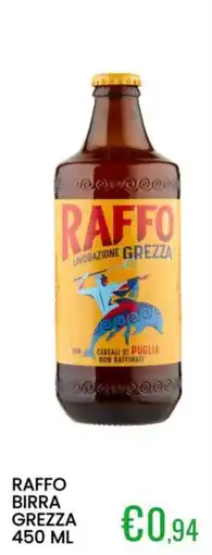 Sugros Raffo birra grezza offerta