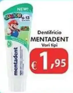 Bernava Dentifricio Mentadent offerta
