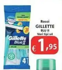 Bernava Rasoi Gillette Blu II offerta
