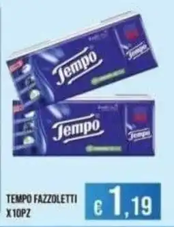 Azzurro Convenienza Tempo fazzoletti offerta