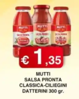 Orsini Market Mutti salsa pronta classica-ciliegini datterini offerta