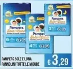Azzurro Convenienza Pampers Sole e Luna pannolini offerta