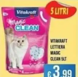 Azzurro Convenienza Vitakraft lettiera magic clean offerta