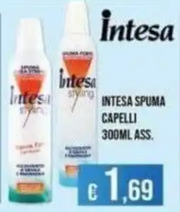 Azzurro Convenienza Intesa spuma capelli offerta