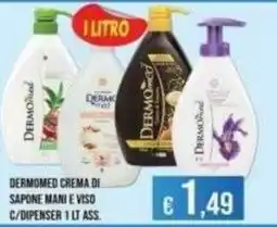 Azzurro Convenienza Dermomed crema di sapone mani e viso offerta