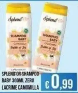 Azzurro Convenienza Splend'or shampoo baby lacrime camomilla offerta