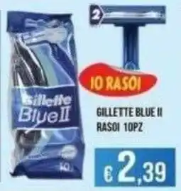 Azzurro Convenienza Gillette Blue II offerta