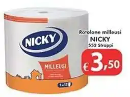 Bernava Rotolone milleusi NICKY offerta