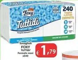 Bernava Tovaglioli FOXY TUTTIDI' offerta