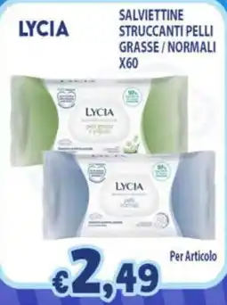 Opportunity Shop Lycia salviettine struccanti pelli grasse / normali offerta