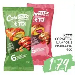 Eté Cornetto Keto Lampone Pistacchio offerta