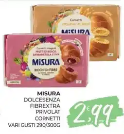 Eté Misura Dolcesenza Fibrextra Cornetti offerta