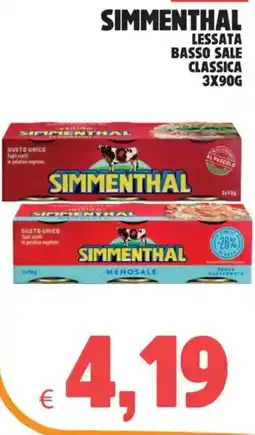 Eté Simmenthal lessata basso sale classica offerta