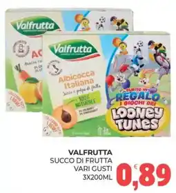 Eté Valfrutta succo di frutta vari gusti offerta