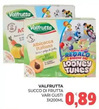 Eté Valfrutta succo di frutta vari gusti offerta