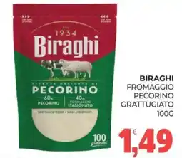Eté Biraghi Fromaggio Pecorino Grattugiato offerta