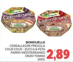 Eté Bonduelle Cereallegre offerta