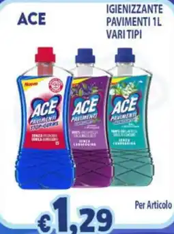 Opportunity Shop Ace igienizzante pavimenti offerta