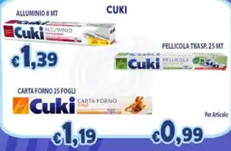 Opportunity Shop Cuki carta forno offerta