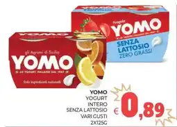 Eté Yomo yogurt intero senza lattosio offerta