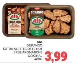 Eté AIA Durango extra alette cotte hot erbe aromatiche original offerta