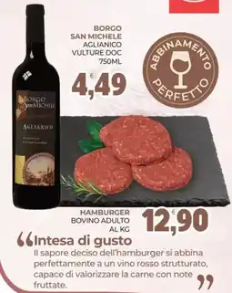 Eté Borgo San Michele Aglianico offerta