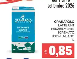 Eté Granarolo latte UHT parzialmente scremato offerta