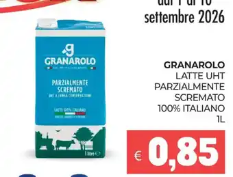 Eté Granarolo latte UHT parzialmente scremato offerta