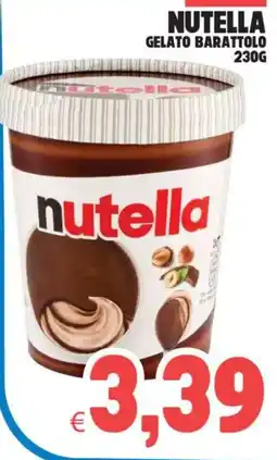 Eté Nutella gelato barattolo offerta