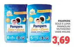 Eté Pampers Sole e Luna pannolini mutandino offerta
