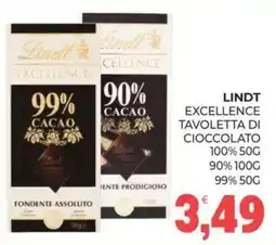 Eté Lindt Excellence Tavoletta di cioccolato offerta
